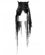 Devil Fashion Black Gothic Punk Do Old Style Irregular Short Skirt