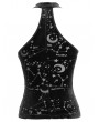 Devil Fashion Black Vintage Gothic Velvet Daily Wear Tank Top for Women