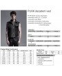 Punk Rave Do Old Gothic Punk Heavy Metal Vest Top for Men