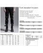 Punk Rave Black Gothic Punk Metal Long Casual Pants for Men