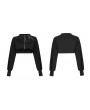 Punk Rave Black Street Fashion Gothic Punk Grunge Loose Mini Coat for Women