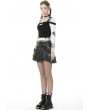 Dark in Love Dark Mysterious Forest Pattern Gothic Mini Skirt