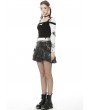 Dark in Love Dark Mysterious Forest Pattern Gothic Mini Skirt