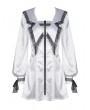 Dark in Love The Underworld Butterfly Asceticism White Dark Gothic Short Dress