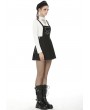 Dark in Love Black Gothic Punk Grunge Star Chain Suspender Skirt