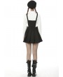 Dark in Love Black Gothic Punk Grunge Star Chain Suspender Skirt