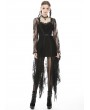 Dark in Love Black Sexy Gothic Slim Sleeveless Mini Dress