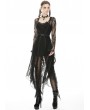 Dark in Love Black Sexy Gothic Slim Sleeveless Mini Dress