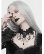 Eva Lady Black Dark Gothic Chain Lace Necklace