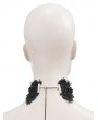 Eva Lady Black Dark Gothic Chain Lace Necklace