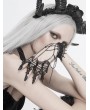 Eva Lady Dark Gothic Lace Chain Bracelet with Finger Cover