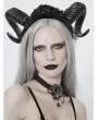 Eva Lady Black Gothic Devil Horn Headdress