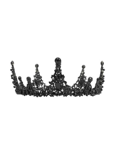 Eva Lady Black Vintage Gothic Queen Crown Headdress