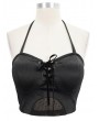 Devil Fashion Black Gothic Corset Top for Women