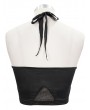 Devil Fashion Black Gothic Corset Top for Women