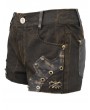 Devil Fashion Brown Steampunk Do Old Shorts for Women
