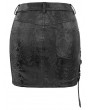 Devil Fashion Black Gothic Punk Mini Skirt