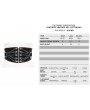 Devil Fashion Black Gothic Punk PU Leather Wide Waistband for Women
