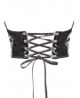 Devil Fashion Black Gothic Punk Waistband for Women