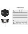 Devil Fashion Black Gothic Punk Waistband for Women