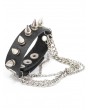 Devil Fashion Black Gothic Punk Rivet Chain Bracelet