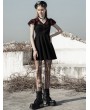 Punk Rave Black and Red Street Fashion Daily Wear Gothic Grunge Short Dress