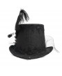 Devil Fashion Black Vintage Gothic Party Unisex Hat