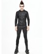 Devil Fashion Black Gothic Punk Long Pants for Men