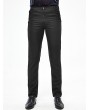 Devil Fashion Black Vintage Gothic Party Simple Long Pants for Men