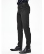 Devil Fashion Black Vintage Gothic Party Simple Long Pants for Men