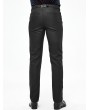 Devil Fashion Black Vintage Gothic Party Simple Long Pants for Men