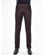 Devil Fashion Dark Red Vintage Gothic Party Simple Long Pants for Men