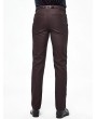 Devil Fashion Dark Red Vintage Gothic Party Simple Long Pants for Men