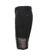 Devil Fashion Black Gothic Punk Rock Daily Wear Short Pants for Men