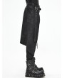 Devil Fashion Black Gothic Punk Rock Half Skirt for Men