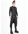 Devil Fashion Black Gothic Punk Rock Half Skirt for Men