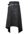 Devil Fashion Black Gothic Punk Rock Half Skirt for Men