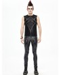 Devil Fashion Black Gothic Punk Sleeveless T-Shirt for Men