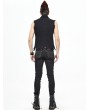 Devil Fashion Black Gothic Punk Rock Vest Top for Men