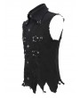 Devil Fashion Black Gothic Punk Rock Vest Top for Men