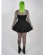 Punk Rave Black Gothic Grunge Short Plus Size Skirt