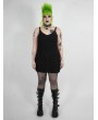 Punk Rave Black Gothic Punk Sexy Plus Size Short Dress