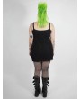 Punk Rave Black Gothic Punk Sexy Plus Size Short Dress