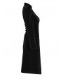 Punk Rave Black Vintage Gothic Velvet Mid Length Tail Coat for Women