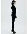 Punk Rave Black Gothic Gorgeous Velvet Long Sleeve Shirt for Women