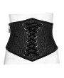 Punk Rave Black Gothic Gorgeous Court Jacquard Corset Waistband for Women