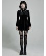 Punk Rave Black Cute Gothic Velvet Long Sleeve Daily Wear Short Dress