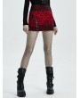 Punk Rave Black Gothic Punk Hot Girls Short Skirt