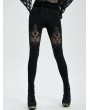 Punk Rave Black Gothic Punk Long Leggings for Women