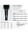 Punk Rave Black Gothic Punk Long Leggings for Women